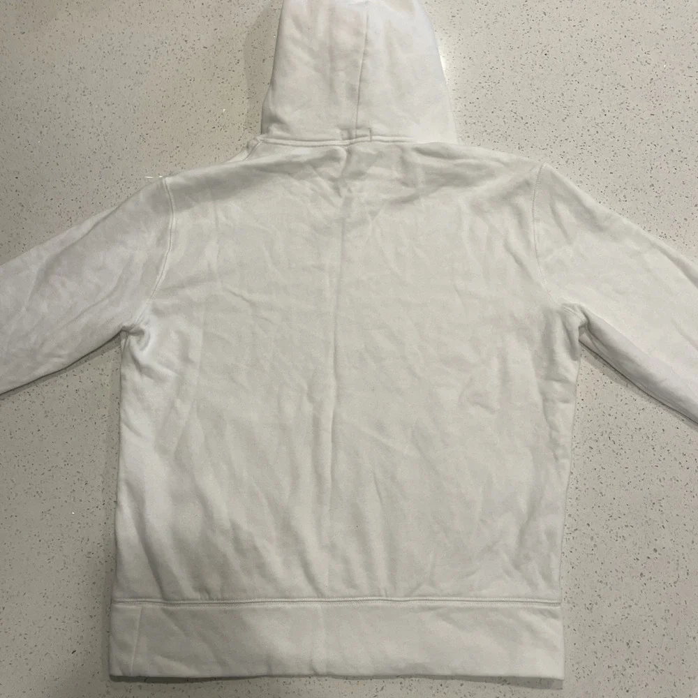 Polo Ralph Lauren Hoodie‎ Mens Large White POLO 1992 Graphic Pullover Sweatshirt